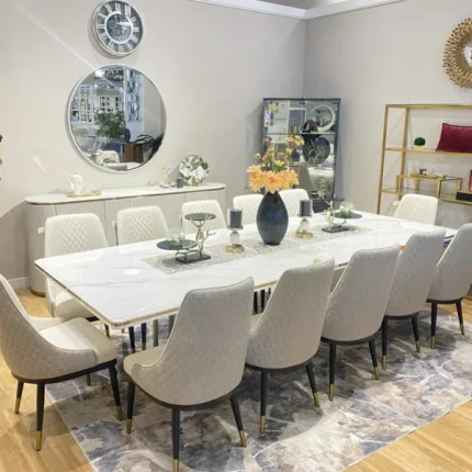 Esta Fabric Dining Table